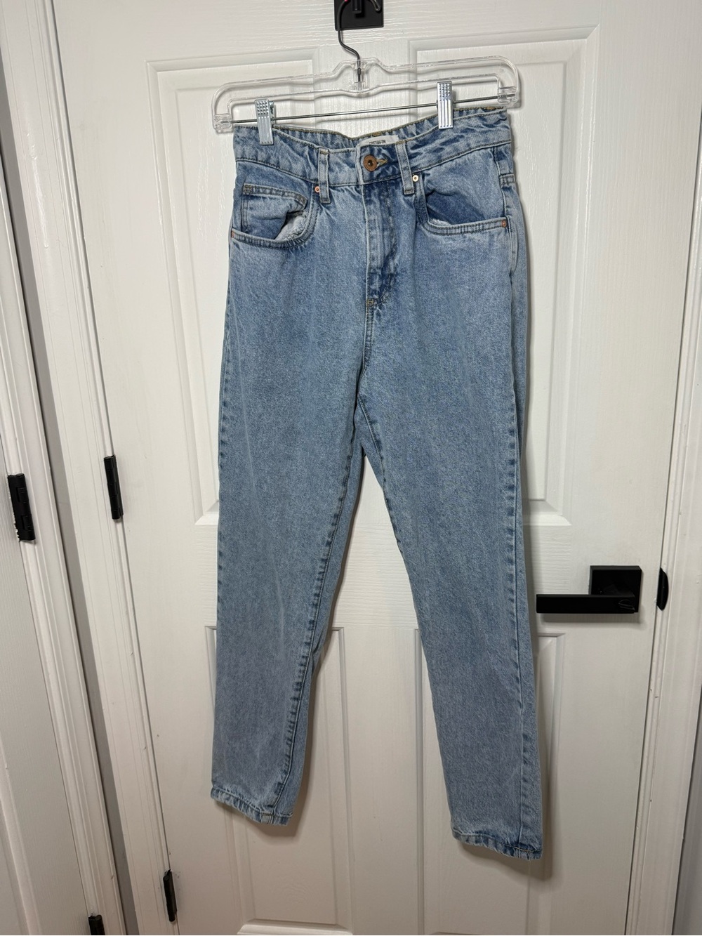 Cotton On Light Blue High-Rise Straight Jeans